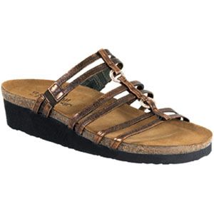 Naot Womens Betty Burnt Copper Sandals, Size 37 M   4419 E05