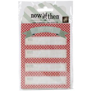 Now   Then Mildred Journaling Cards 3x4 24/pkg today