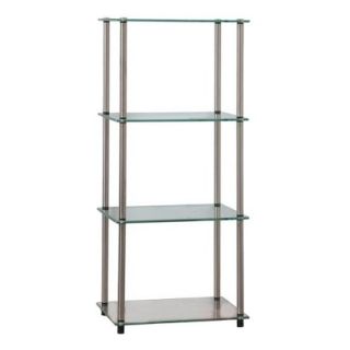 Book case 4 Tier Glass Tower