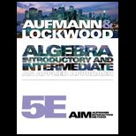 Algebra  Introduction and Intermediate   Student Solution (Rev)
