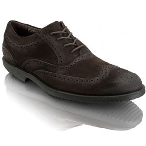 Rockport Mens DresSports TW WingTip Bitter Chocolate Suede Shoes, Size 11 W   K57954