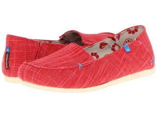 Freewaters Travel Bug Womens Slip on Shoes (Red)