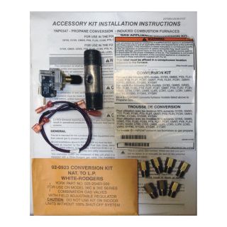 Hamilton Home Products LP Conversion Kit for use with Single Stage Gas Furnaces