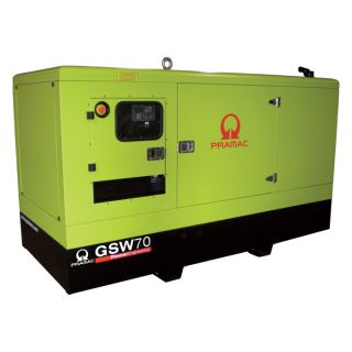 Pramac Commercial Standby Generator   58 kW, 120/208 Volts, Perkins Engine,