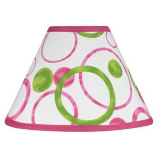 Sweet Jojo Designs Pink and Green Mod Circles Lamp Shade