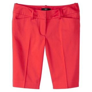 Mossimo Petites 10 Bermuda Shorts   Red 6P