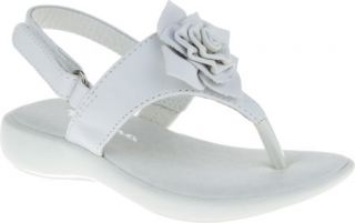 Infant/Toddler Girls Nina Debra   White Smooth Sandals