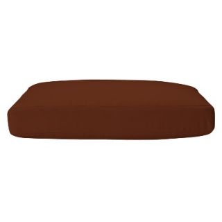 Smith & Hawken Premium Quality Solenti Ottoman Cushion   Rust