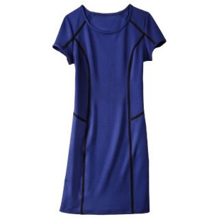 Mossimo Womens Body Con Scuba Dress   Blue XL