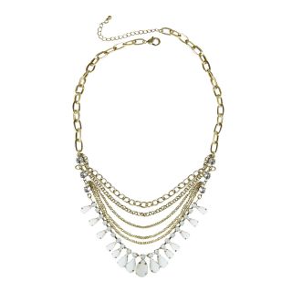 MIXIT Mixit Layered Statement Necklace, White