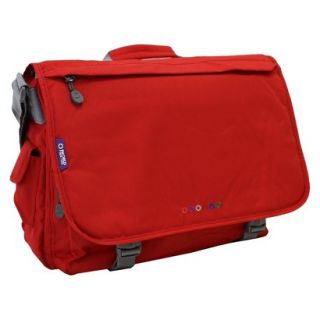 J World Thomas Laptop Messenger Bag  Red