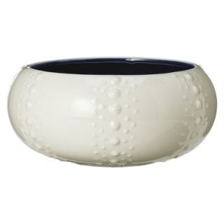 Threshold Round Stoneware Serving Bowl   Blue/White