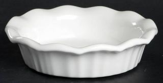 Corning French White (Bakeware) Mini Pie Plate, Fine China Dinnerware   Corningw