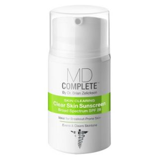 MD Complete Skin Clearing Clear Skin Sunscreen Broad Spectrum SPF 29   1.7 oz