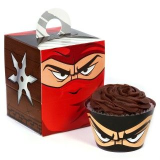 Ninja Warrior Cupcake Wrapper Combo Kit