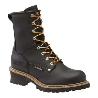 Carolina Waterproof Logger Boot   8 Inch, Black, Size 10, Model CA8823