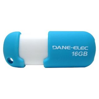 Dane Elec 16GB USB Flash Drive w/Cloud   Blue/White (DA Z16GCN5D1 C)