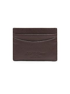 Collection Leather Card Case   Brown