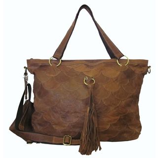 Amerileather Cherokee Leather Tote Bag
