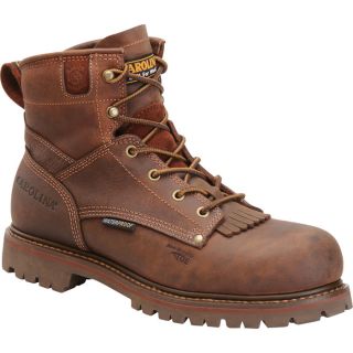 Carolina Waterproof Work Boot   6 Inch, Size 8 Wide, Model CA7028