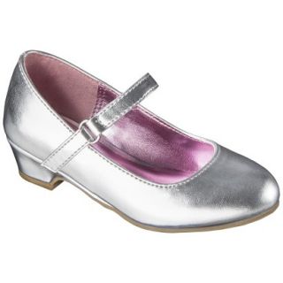 Toddler Girls Cherokee Darianne Mary Jane Shoes   Silver   8