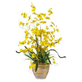 Dancing Lady Orchid in Ceramic Pot 26   Yellow