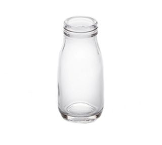 American Metalcraft 3 oz Glass Milk Bottle   Clear