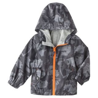 Just One You by Carters Infant Toddler Boys Truck Windbreaker Jacket   Gray