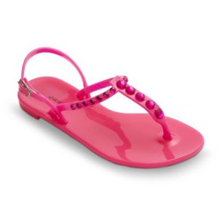 Girls Xhilaration Ginny Jelly Sandals   Pink M 1 2