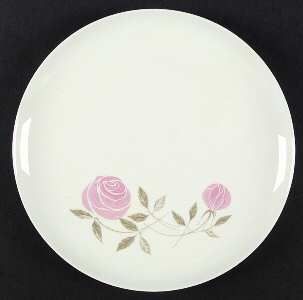 Franciscan Pink A Dilly Dinner Plate, Fine China Dinnerware   Pink Roses On Side