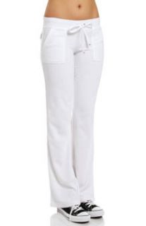Juicy Couture JG007821 Terry Flared Leg Pant With Snap Pocket