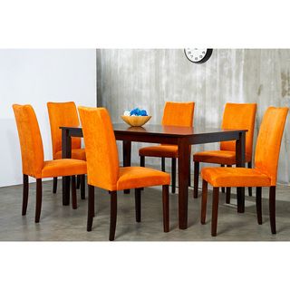 Warehouse Of Tiffany Warehouse Of Tiffany Shino 7 piece Dining Furniture Set Orange Size 7 Piece Sets
