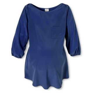 Liz Lange for Target Maternity 3/4 Sleeve Top   Blue XL
