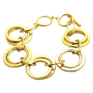 Womens Fashion Chain Bracelet   Gold
