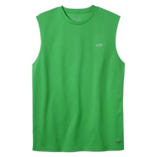 C9 By Champion Mens Advanced Duo Dry Tech Muscle Tee   Mahal Green XXL