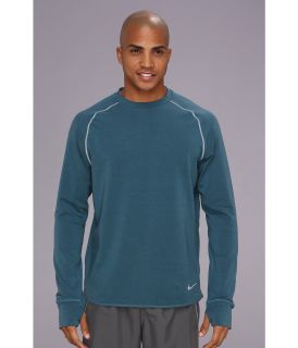 Nike Dri Fit Sprint Crew Mens Long Sleeve Pullover (Blue)