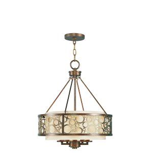LiveX Lighting LVX 8675 64 Palacial Bronze with Gilded Accents Avalon Chandelier