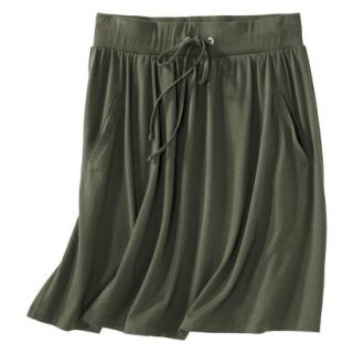 Merona Womens Front Pocket Knit Skirt   Moss   XL