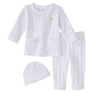 PRECIOUS FIRSTSMade by Carters Newborn 3 Piece Set   White NB