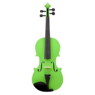 LeVar 4/4 Student Violin Outfit   Neon Lime (VLNLV100NL)
