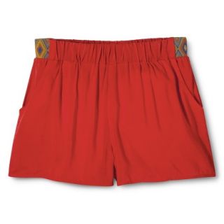 Ecom F Lily Star Fashion Shorts RED XS