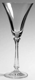 Oscar de la Renta Le Cristophe Wine Glass   Faceted Stem        Plain Bowl