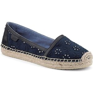 Sperry Top Sider Womens Danica Navy Eyelet Shoes, Size 5.5 M   9267360