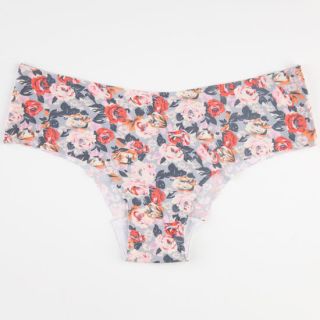 Floral Laser Cut Panties Grey In Sizes Small, Large, Medium For Women 228789115