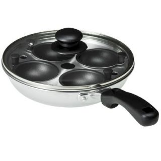 CHEFS Nonstick 4 Egg and 6 Egg Poachers, 4 Cup