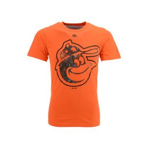 Baltimore Orioles Majestic MLB Cooperstown Lead The Pack T Shirt