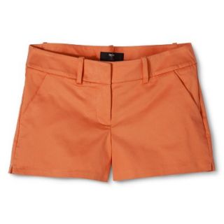 Mossimo Womens 3.5 Shorts   Orange Truffle 18