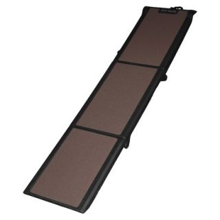PET GEAR Chocolate/Black Travel Lite Tri Fold Pet Ramp
