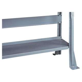 Tennsco Lower Shelf Unit   For 60 Inch Workbench, Medium Gray, Model S 60