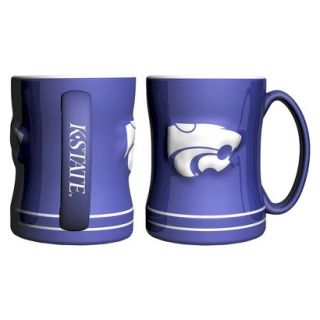 Boelter Brands NCAA 2 Pack Kansas State Wildcats Sculpted Relief Style Coffee